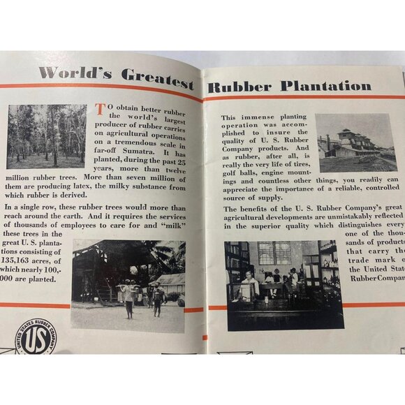 1934 United States Rubber Company Century Of Progress Booklet - Picture 6 of 8